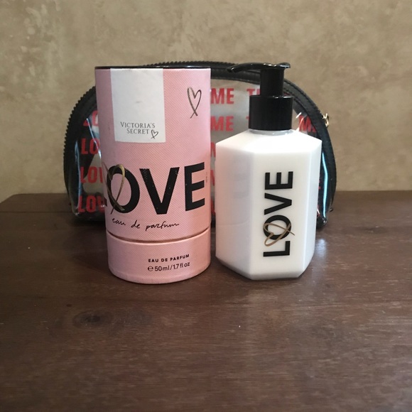 Victoria Secret Love Perfume, Lotion and Bag - Picture 2 of 2